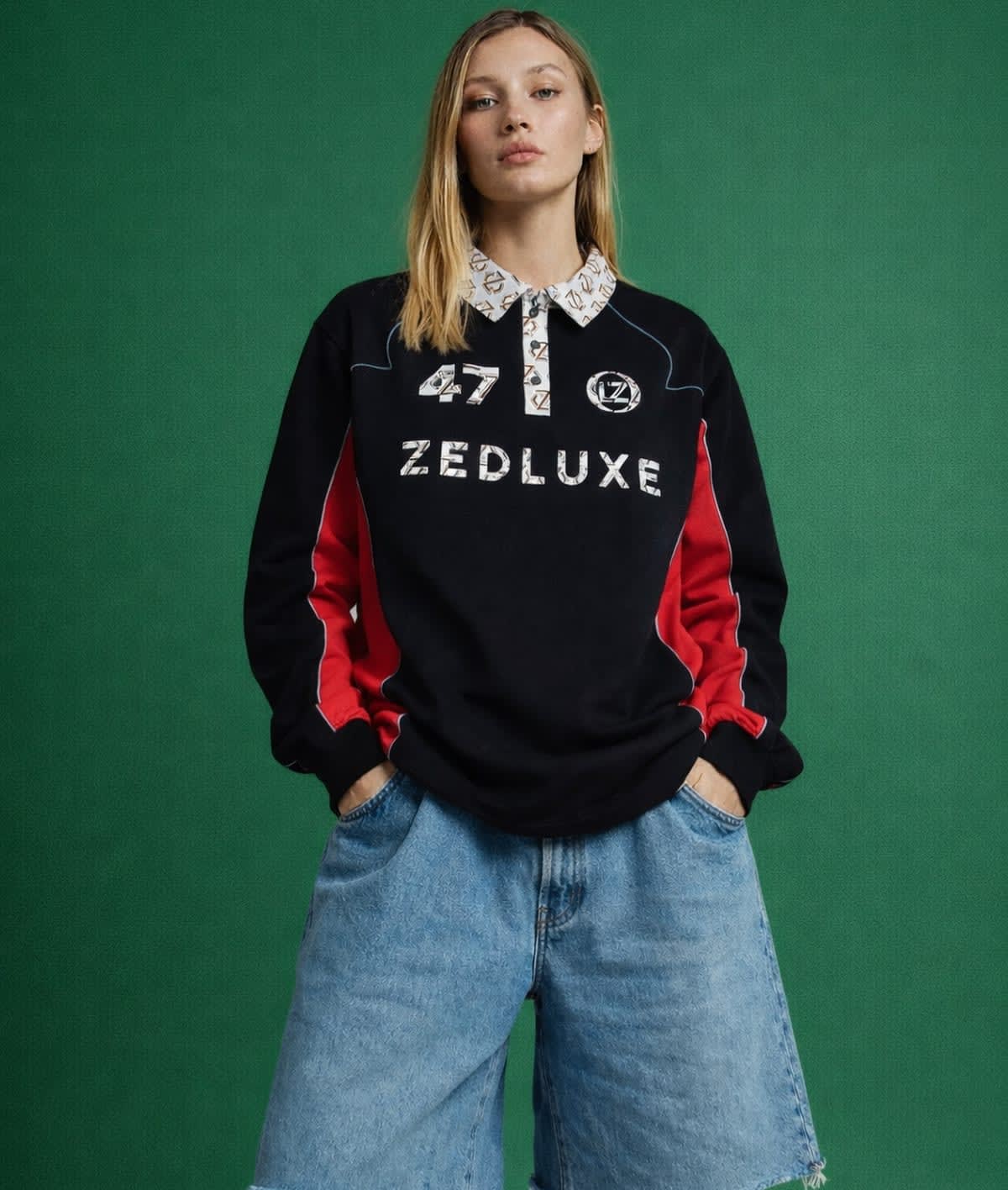 Mesh Jersey — Navy